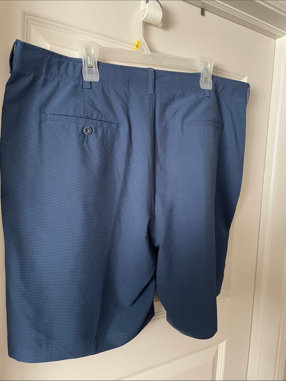 Hogan Men's Flat Front Shorts - Dusty Blue - Picture 2 of 4